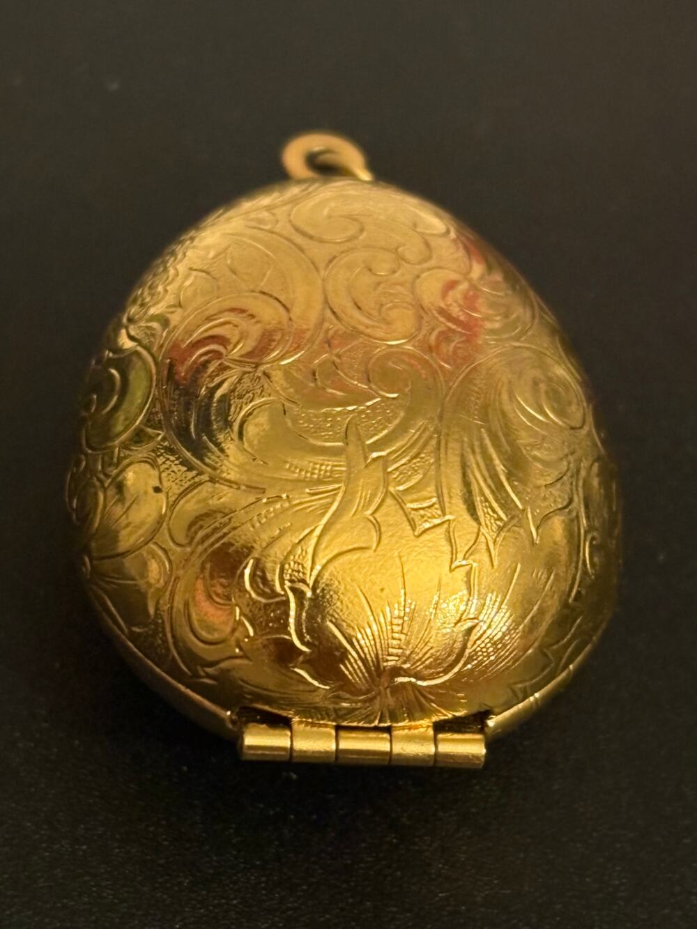 Vintage Avon Far Away Solid Perfume Locket Pendant